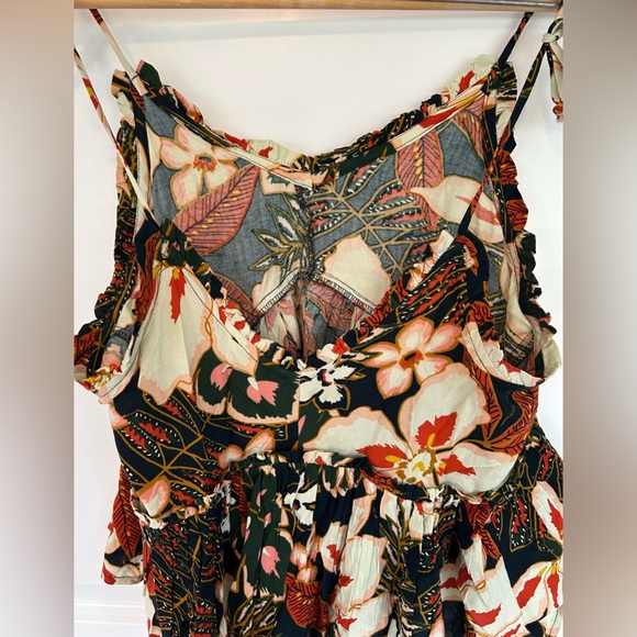 Patrons of Peace Floral Print Spaghetti Strap Top - Picture 6 of 11